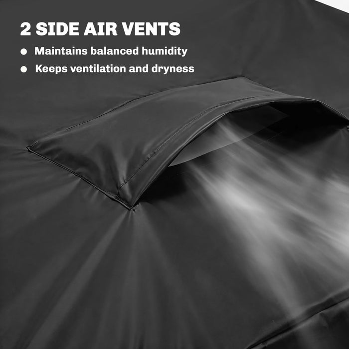 Outsunny Housse Sectionnelle en Forme de V, Impermeable Anti-UV, 267 x 267 cm
