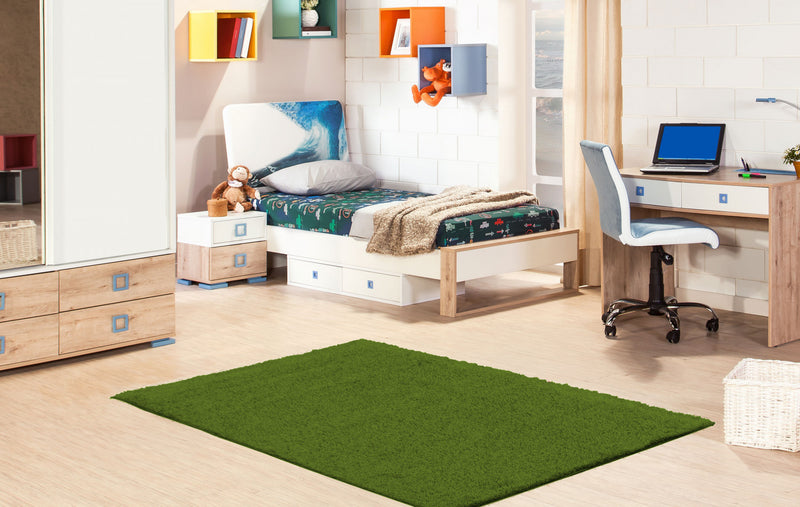 Tapis en Gazon Synthetique Contemporain 6'0\" x 9'0\" en Vert