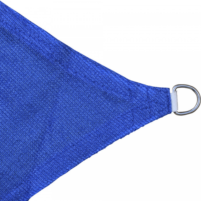 Outsunny Rectangle 20'x 16' Pare-soleil Voile Couverture Superieure En Tissu Abri Exterieur Fenetre De Jardin Sac De Transport De Sable Bleu