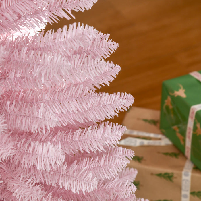 Homcom Arbre De Noel, Arbre De Noel Fin Avec Branches Realistes