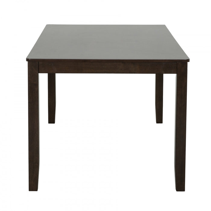 Ensemble de salle a manger Winfield 5 pieces en bois massif avec chaises a dossier echelle (4 a 6 places)
