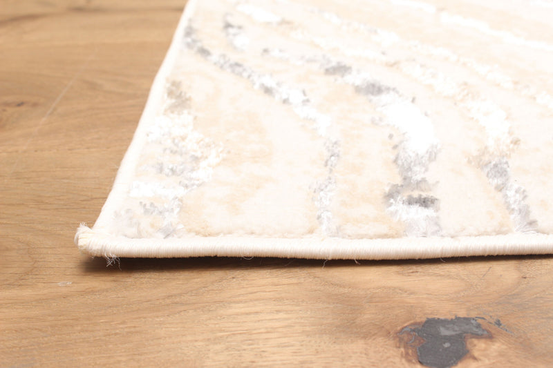 Tapis Contemporain/Moderne Clara 5'0\" x 8'0\" en Ivoire