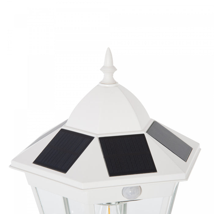 Outsunny Lampe Solaire De 77\", Lampadaire D'exterieur En Aluminium Etanche