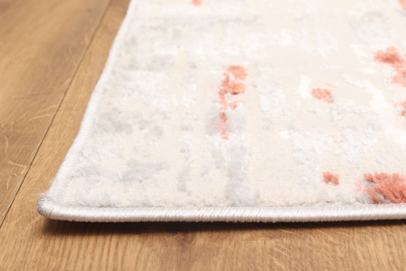 Tapis Contemporain/Moderne Juniper 5'0\" x 8'0\" en Ivoire