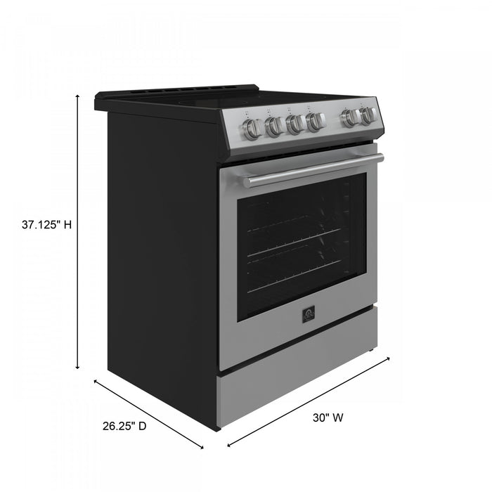 Cuisiniere electrique encastrable Leonardo Espresso 30 po, acier inoxydable, 5 pi³ - FFSEL6022-30