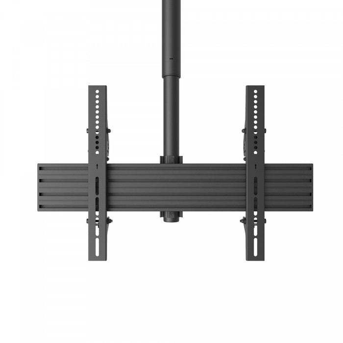 Support mural de plafond reglable en hauteur Kanto CM600 pour televiseurs de 40 a 80 pouces, noir
