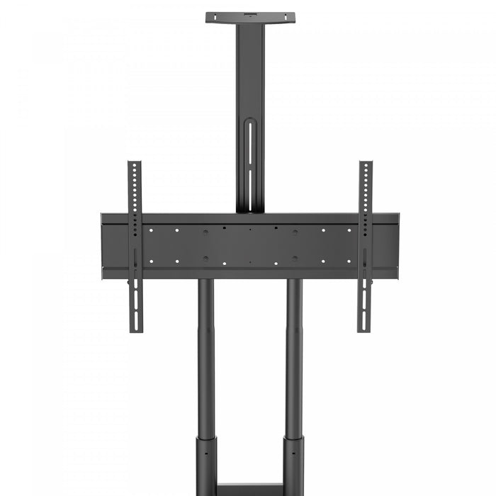 Support TV a roulettes reglable en hauteur Kanto MTM86PL pour televiseurs et ecrans interactifs de 55\" a 86\", noir