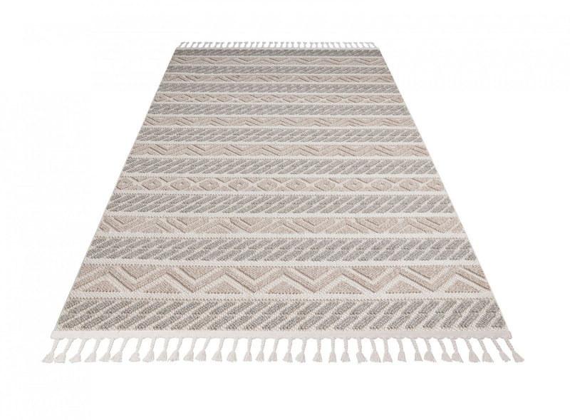 Tapis Beige D’interieur/Exterieur Athena - 7.6 X 10.6 