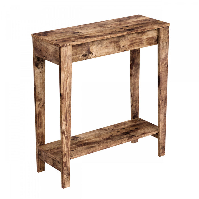 Console de 31 po avec 1 tablette - taupe foncé
