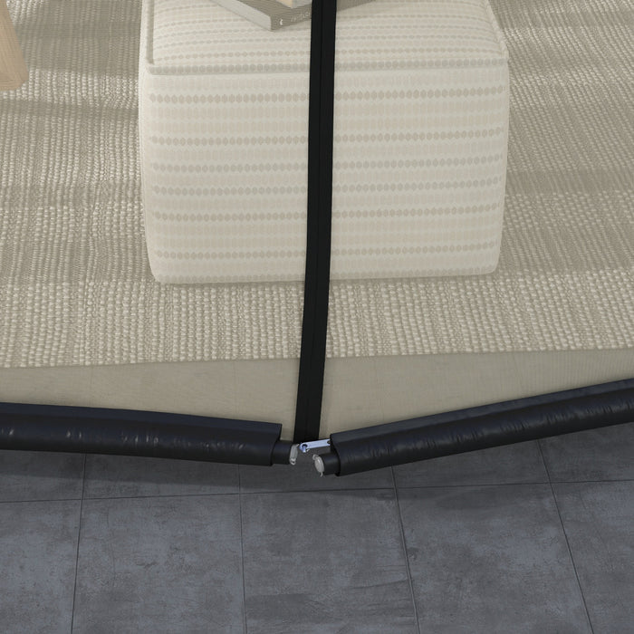 Outsunny Moustiquaire De Parasol De 7,5', Filet De Couverture De Parasol