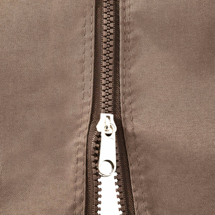 Outsunny Ensemble De Parois Laterales De Gazebo Universel Avec 4 Panneaux, Crochets/anneaux En C Inclus Pour Pergolas Et Cabanas, Marron