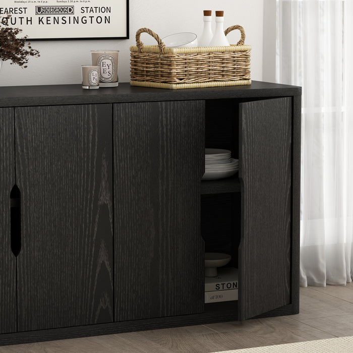 Buffet moderne Rivington 60\" en noir