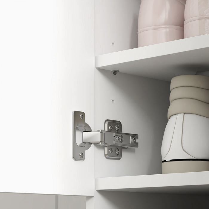 HOMCOM Armoire a chaussures etroite pour l'entree rangement pour chaussures