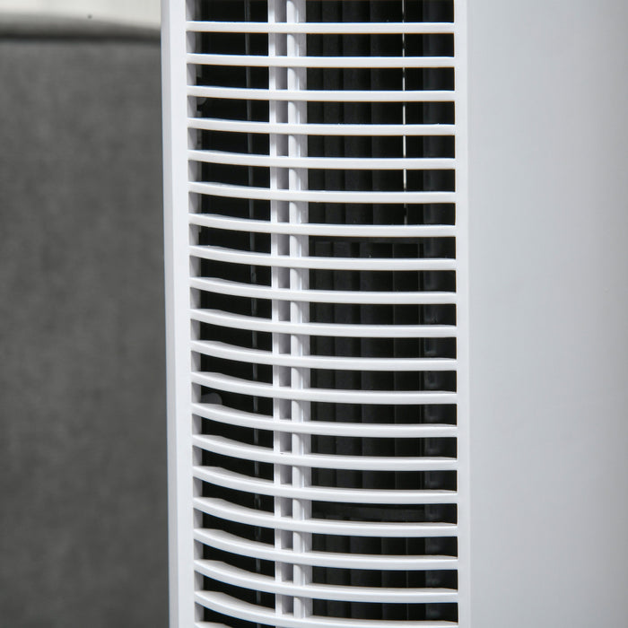 Homcom Ventilateur Tour De 38\" Avec 4 Modes De Vent Et 3 Vitesses