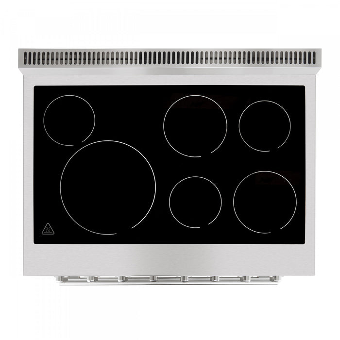 Cuisiniere electrique Paolo 36 pouces, acier inoxydable, 5,44 pi³ - FFSEL6011-36