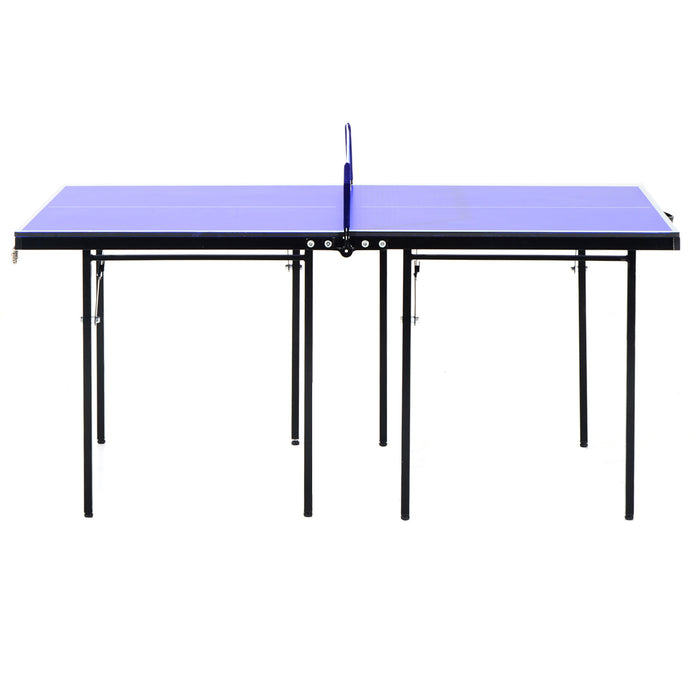Soozier Table De Ping-pong Pliante, Table De Ping-pong Avec Poignees