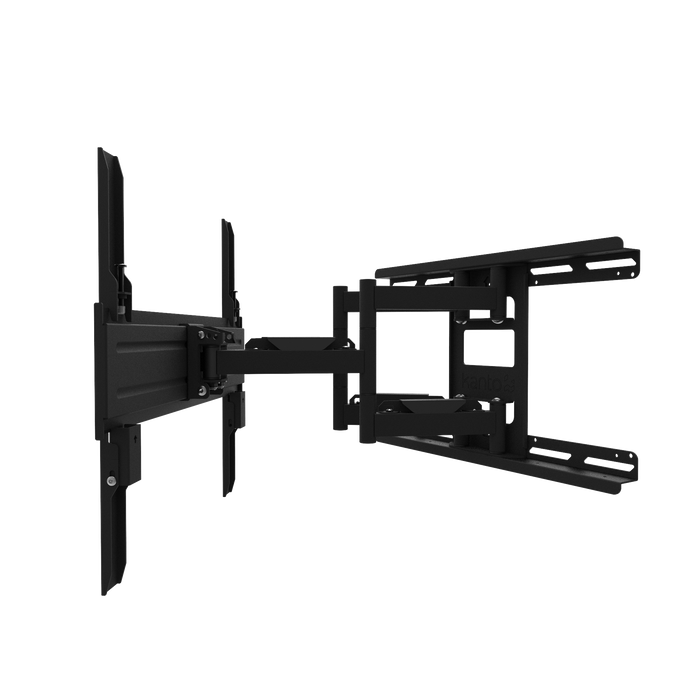 Support mural de securite antivol Kanto SDX600 a mouvement complet pour televiseurs de 37 a 65 pouces, noir