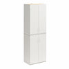 Armoire de rangement Ameriwood Home de 72 po à 4 portes - blanche