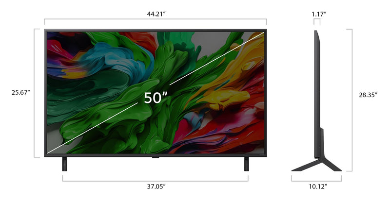 Téléviseur intelligent Mini DEL evo LG QNED85 UHD 4K de 50 po avec IA et webOS (50QNED85AUA.ACC) - modèle 2025