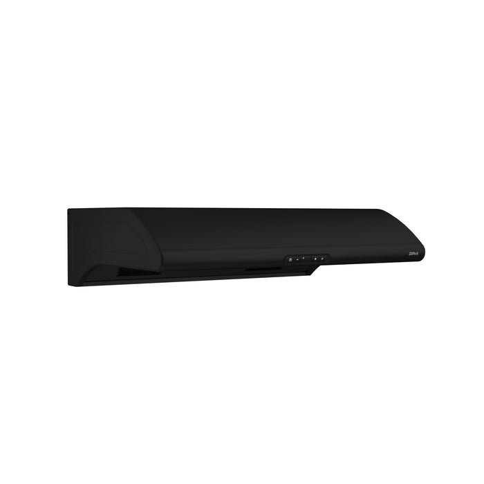 Hotte de cuisinière sous l’armoire Typhoon de Zephyr de 36 po - noir - AK2136CB