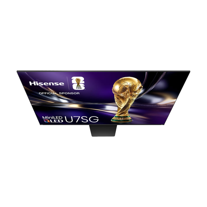 Téléviseur QLED Hisense U7SG UHD 4K de 55 po avec Mini DEL, IA et (écran) antireflet (55U7SG) - modèle 2026