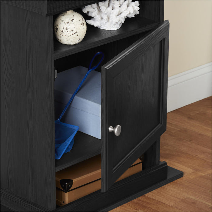 Meuble pour aquarium ou terrarium de 10 ou 20 gallons Flipper d’Ameriwood Home - chêne noir