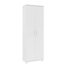 Armoire à chaussures innovatrice mobile Catalonia de Manhattan Comfort avec 10 tablettes - blanche