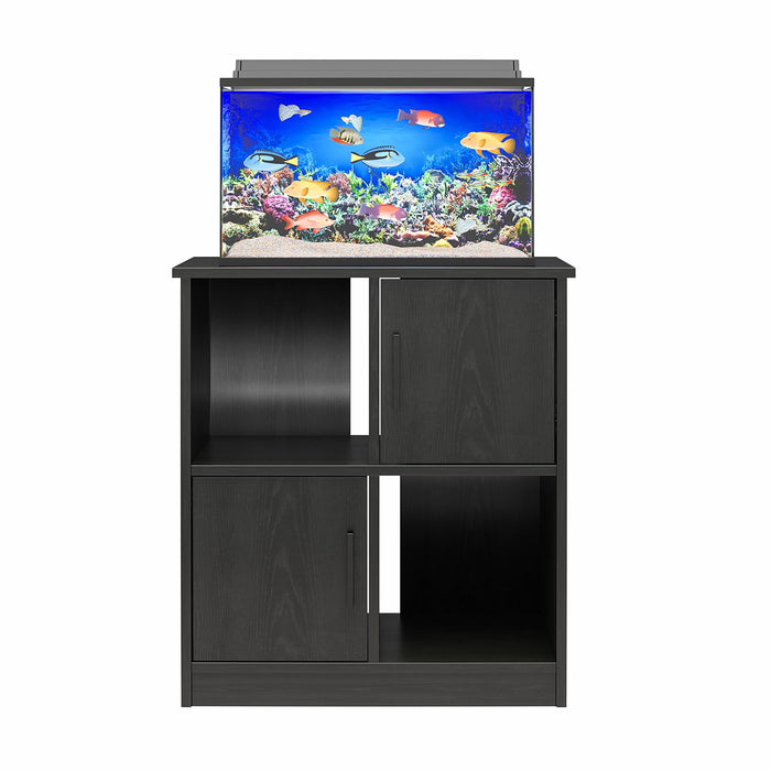 Meuble pour aquarium ou terrarium de 10 ou 20 gallons Dory d’Ameriwood Home - chêne noir