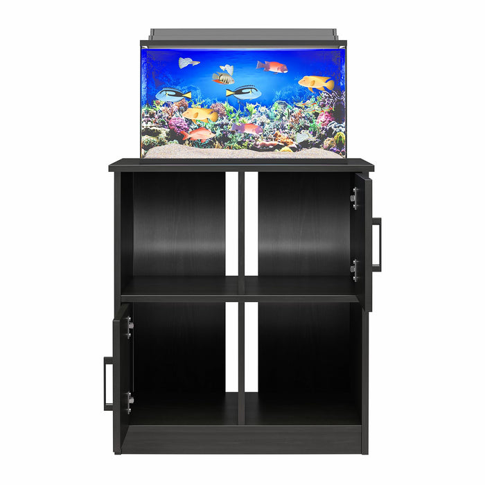 Meuble pour aquarium ou terrarium de 10 ou 20 gallons Dory d’Ameriwood Home - chêne noir
