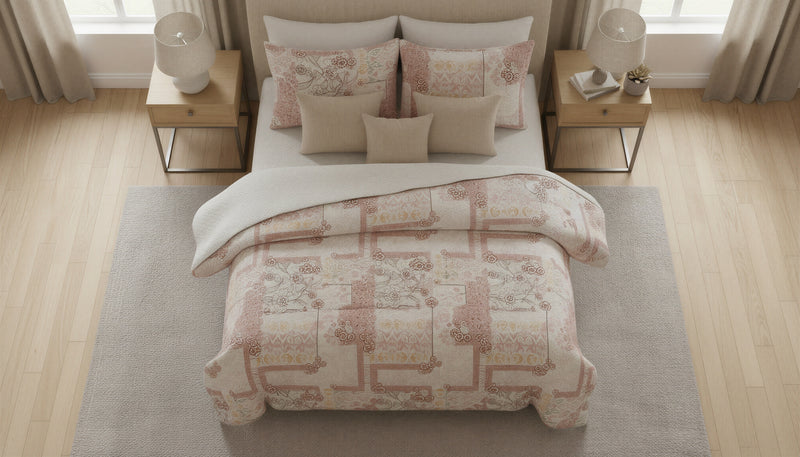 Ensemble Douillette Reversible Camille 2-Pieces pour Lit Simple