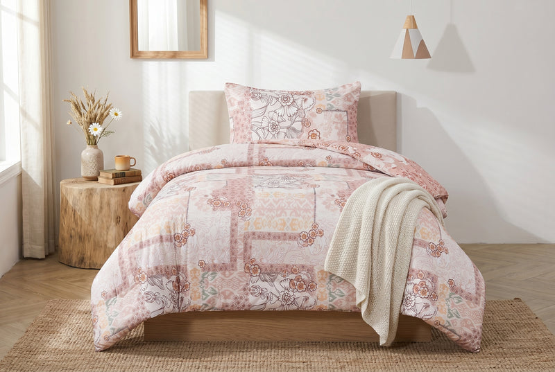 Ensemble Douillette Reversible Camille 2-Pieces pour Lit Simple
