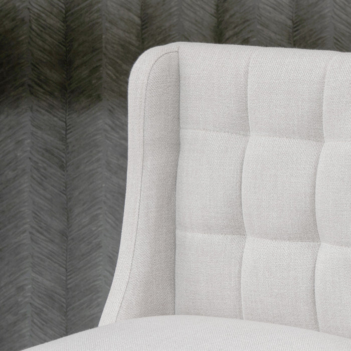 HOMCOM 2 Tabourets de Comptoir Moderne Tissu Beige