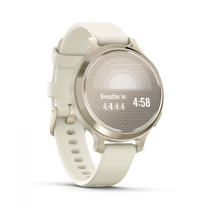  Lunar Gold With Bone Silicone Band