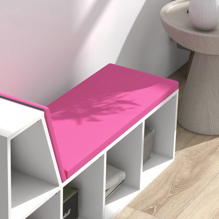 HOMCOM Bibliotheque pour enfants a 5 casiers avec etageres de rangement