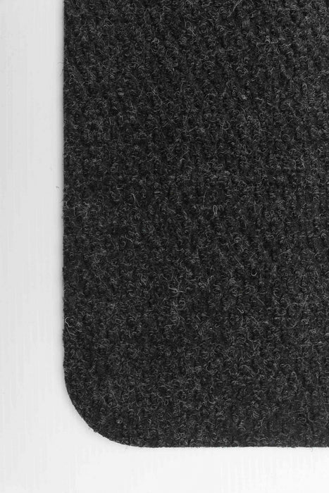 Tapis Interieur/Exterieur Hobnail Moderne 2'6\" x 6'7\" en Noir