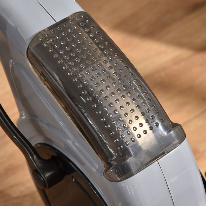 Soozier Velo D'exercice Pliant Avec Resistance Magnetique A 8 Niveaux, Gris