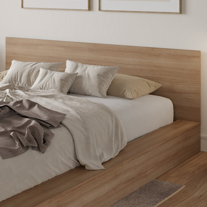 Kanso Lit a Plateforme Basse avec Tete de Lit