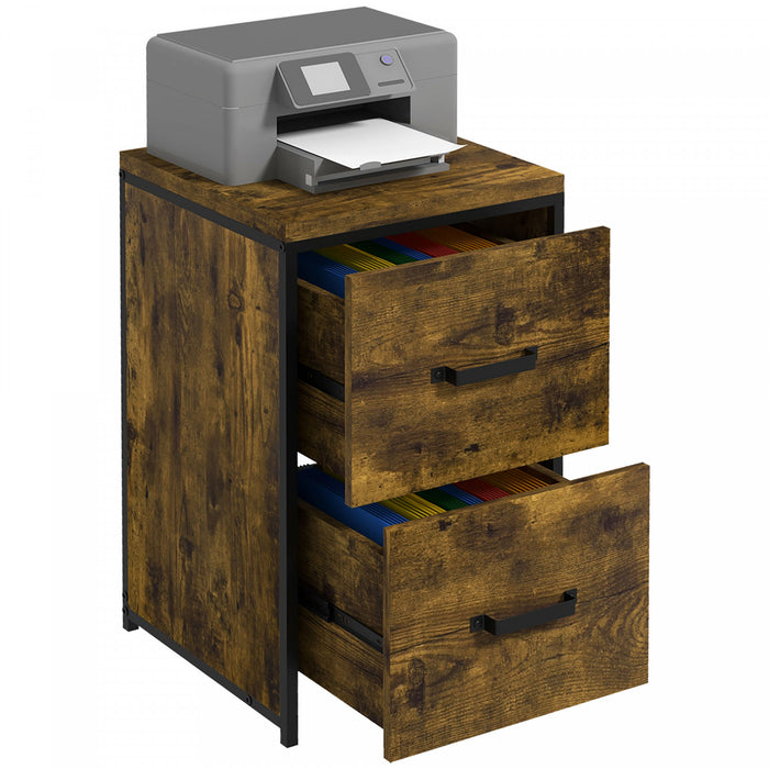 Vinsetto Classeur De Bureau Vertical, Organisateur A 2 Tiroirs