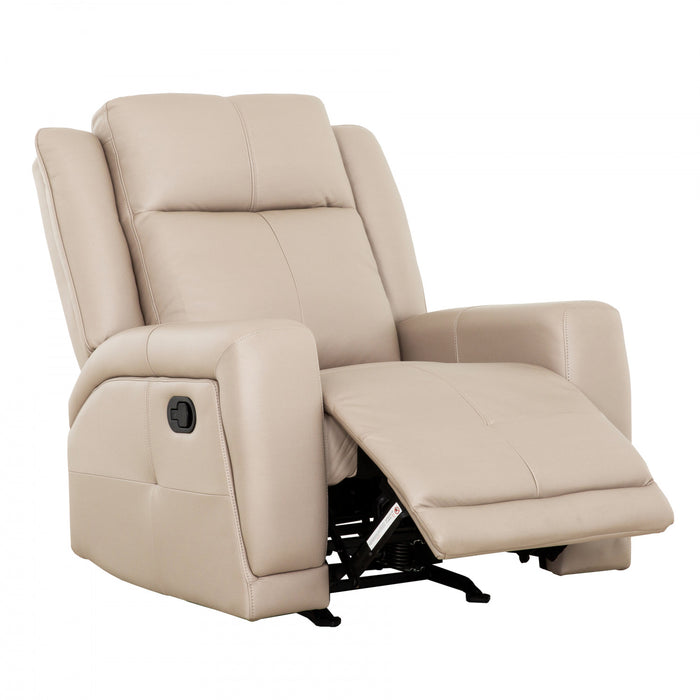 Fauteuil bercant inclinable Hollis de 37 po rembourre - Taupe