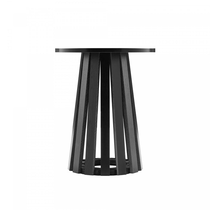 Table d’appoint Layla style scandinave moderne en noir – Lot de 2