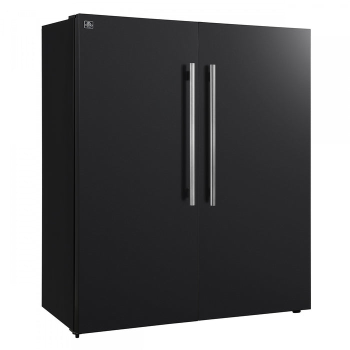 Refrigerateur/congelateur convertible Maderno de 60 po, noir, 27,2 pi³ – FFFFD1722-60MG-BLK