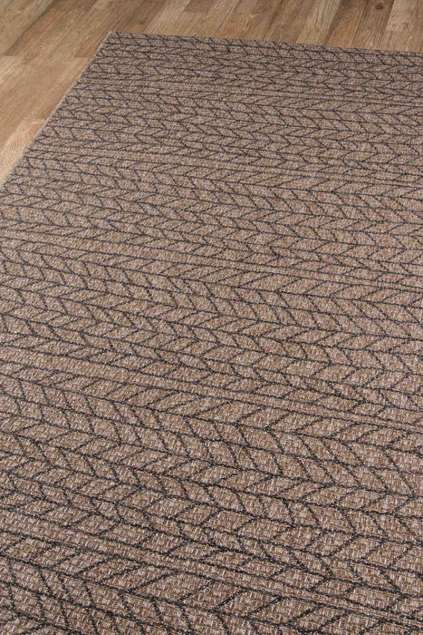 Tapis Contemporain Linden 2'0\" x 10'0\" en brun