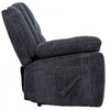 Renner 80 in. Upholstered Manual Reclining Sofa with Lever - Dark Grey | Sofa inclinable manuel Renner de 80 po rembourre avec levier - Gris fonce