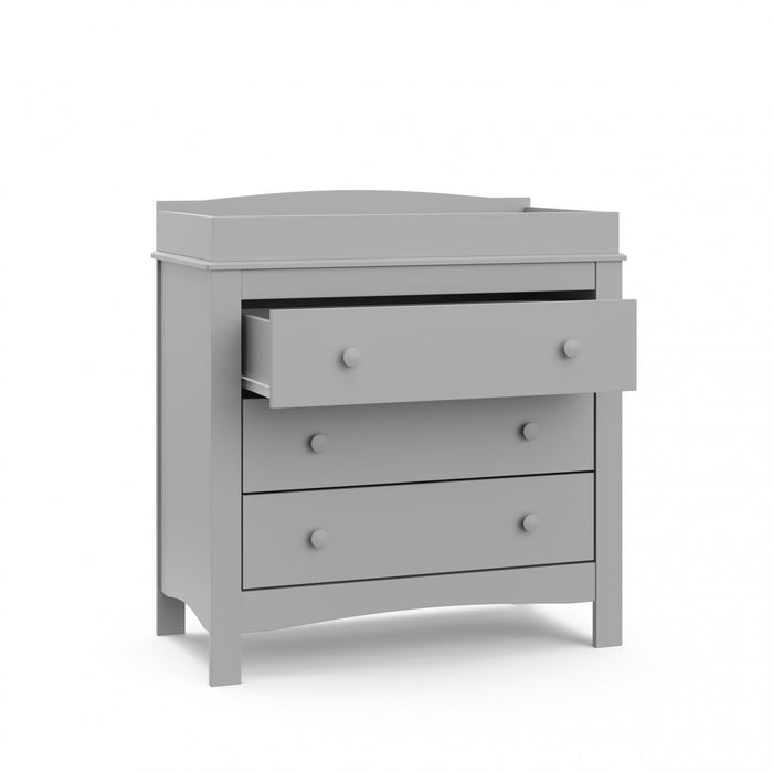 Graco Noah 3 Commode a tiroirs avec dessus a langer - Gris galet