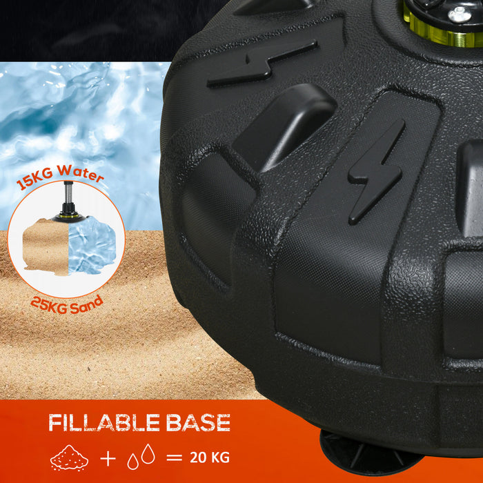 Soozier Sac reflexe autoportant sac de vitesse 57,9\" - 65\" avec support