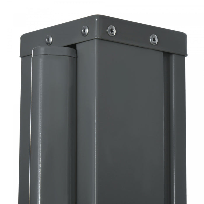 Outsunny 118\"x79\" Auvent Lateral Retractable Ecran D'intimite Pliable, Bleu
