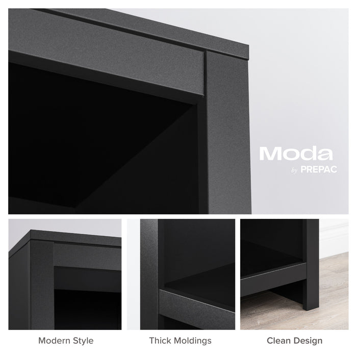 Bibliothèque Moda de Prepac - noire