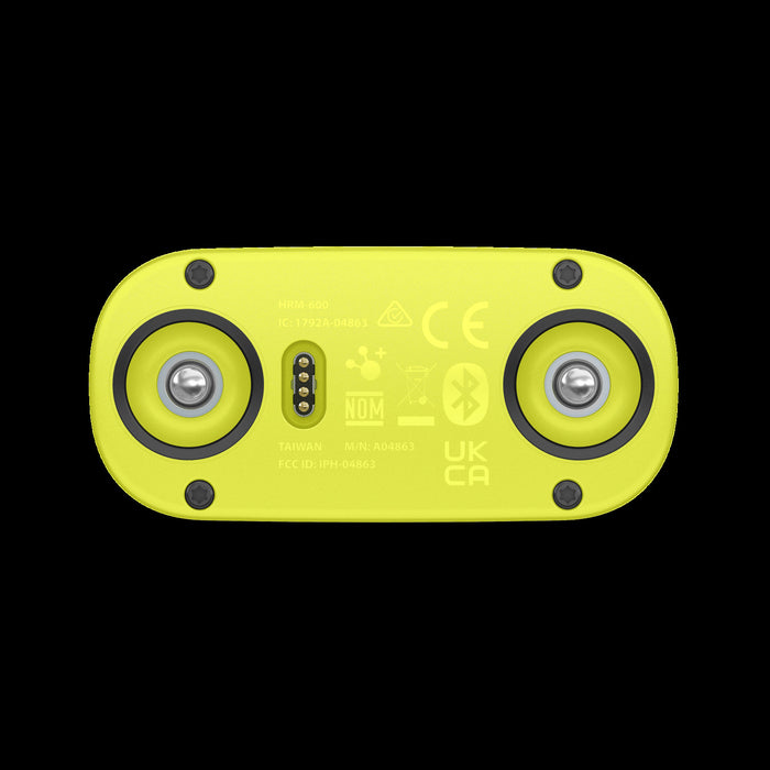 Garmin Hrm 600 Moniteur De Frequence Cardiaque Xs-s, Noir/jaune, Dynamiques De Course, Tracker De Fitness, Batterie De 2 Mois, Bluetooth, Ant+