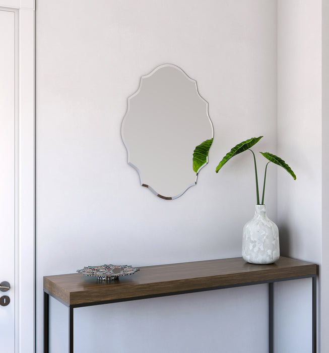 Chisel Miroir Orne Sans Cadre de 22 Pouces Chrome