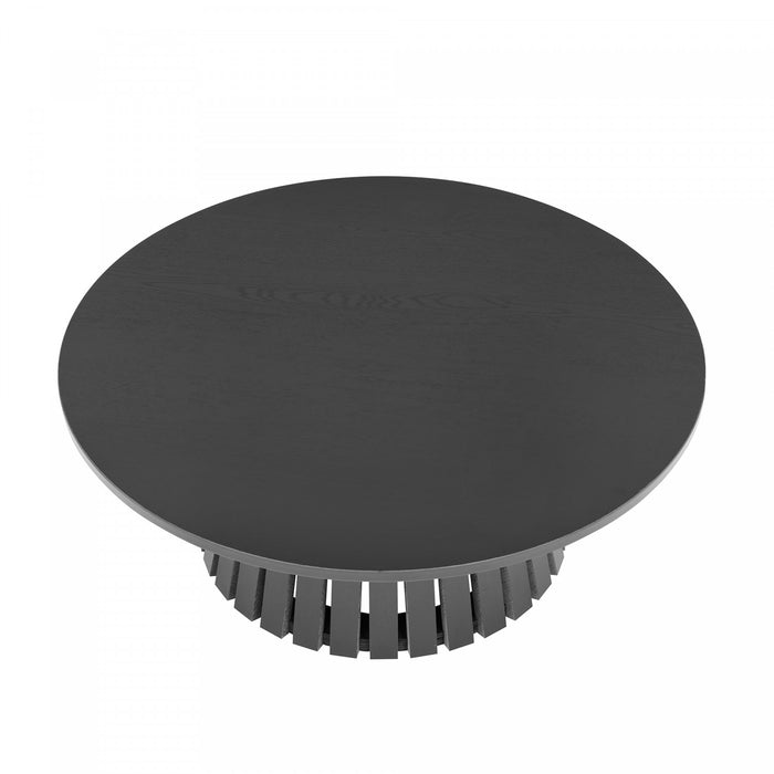 Table basse moderne scandinave Layla en noir